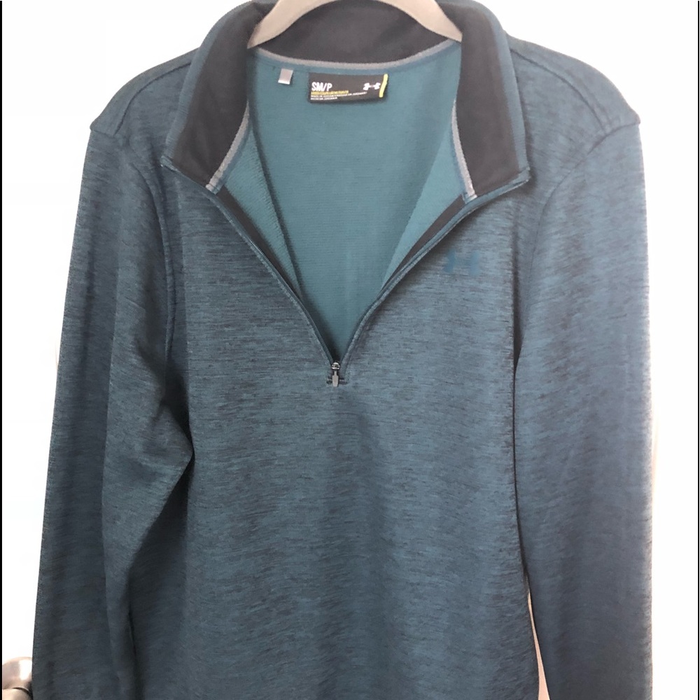 Men’s Under Armour zip pullover sweater.